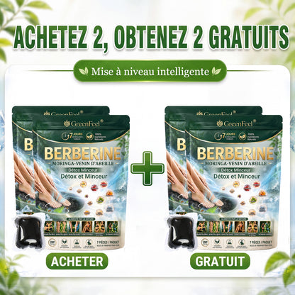 ☘️ GreenFeel® Berbérine, Moringa & Venin d’Abeille – Perles Détox Minceur pour Bain de Pieds, soutenant la gestion du poids, le drainage lymphatique, une circulation saine, le bien-être féminin et une peau visiblement plus ferme. 🔥