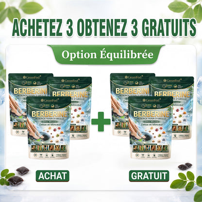 ☘️ GreenFeel® Berbérine, Moringa & Venin d’Abeille – Perles Détox Minceur pour Bain de Pieds, soutenant la gestion du poids, le drainage lymphatique, une circulation saine, le bien-être féminin et une peau visiblement plus ferme. 🔥